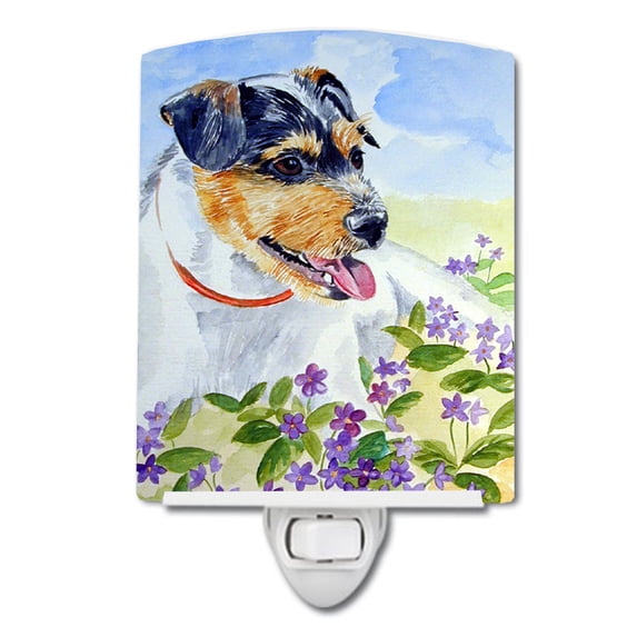 Caroline's Treasures 7106CNL Jack Russell Terrier Ceramic Night Light, 6x4x3", multicolor