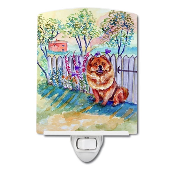 Caroline's Treasures 7210CNL Chow Chow Ceramic Night Light, 6x4x3", multicolor