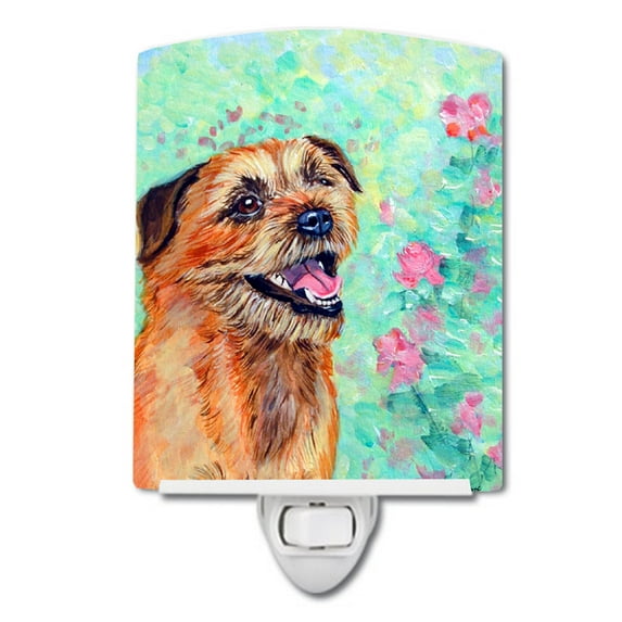 Caroline's Treasures 7228CNL Border Terrier Ceramic Night Light, 6x4x3", multicolor