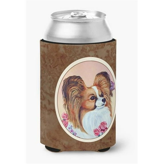 Caroline's Treasures 7237CC Papillon Can or Bottle Hugger, Can Hugger, Multicolor