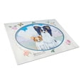 thumbnail image 1 of Caroline's Treasures 7243LCB Papillon Glass Cutting Board Large, 12H x 16W, multicolor, 1 of 2