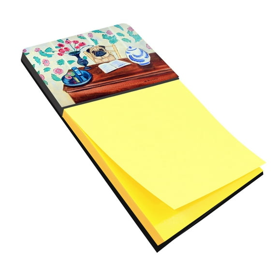 Caroline's Treasures 7253SN Pug Sticky Note Holder, Large, multicolor