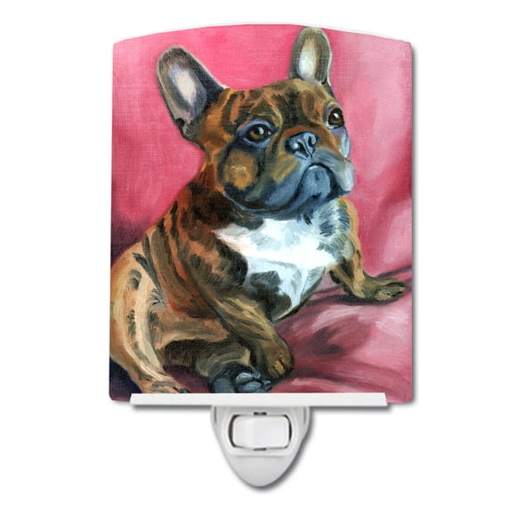 Caroline's Treasures 7379CNL French Bulldog Snuggle Ceramic Night Light, 6x4x3", multicolor