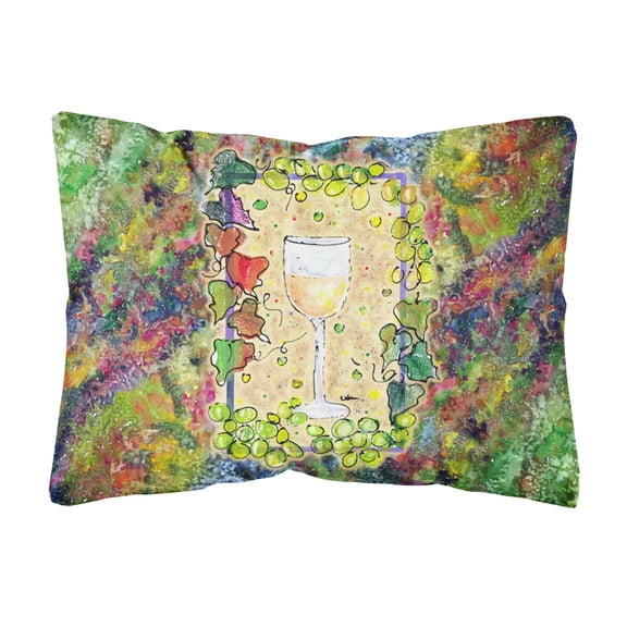 Wine Canvas Fabric Decorative Pillow