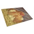 thumbnail image 1 of Caroline's Treasures ASA2011LCB My Little Chickadees with Hen Chicken Glass Cutting Board Large, 12H x 16W, multicolor, 1 of 1