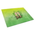 thumbnail image 1 of Caroline's Treasures Aloha Flip Flops Glass Cutting Board Large, 1 of 2