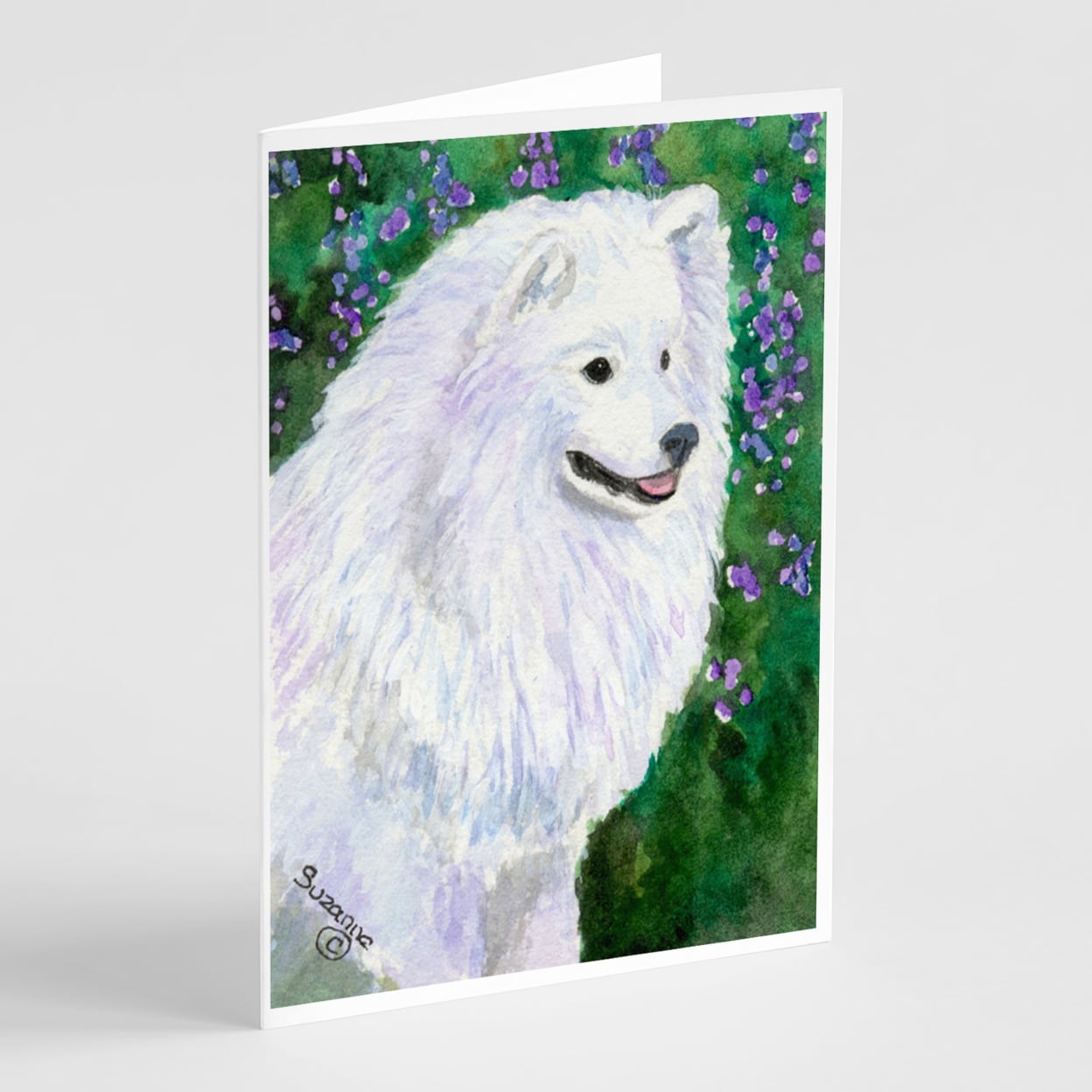 American Eskimo Greeting Cards and Envelopes Pack of 8