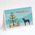 thumbnail image 1 of American Water Spaniel Merry Christmas Tree Greeting Cards and Envelopes Pack of 8, 1 of 2