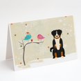 thumbnail image 1 of Christmas Presents between Friends Appenzeller Sennenhund Greeting Cards and Envelopes Pack of 8, 1 of 2