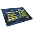 thumbnail image 1 of Caroline's Treasures Asperagus Blew Glass Cutting Board Large, 1 of 2