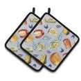 thumbnail image 1 of Assortment of Cheeses Pair of Pot Holders, 1 of 3