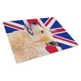 thumbnail image 1 of Caroline's Treasures Australian Cattle Dog with English Union Jack British Flag Glass Cutting Board Large Size, 1 of 2