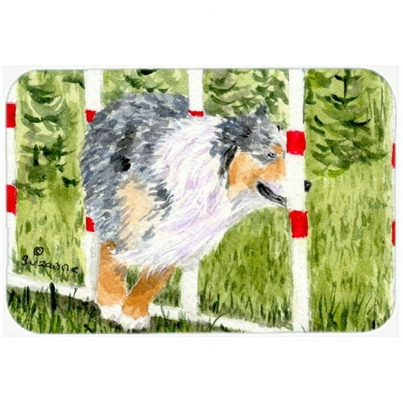 Caroline's Treasures Australian Shepherd Kitchen/Bath Mat