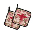 thumbnail image 1 of Caroline's Treasures BB1057-RS-PK-PTHD Bee Shabby Chic Pink Roses Pair of Pot Holders , 7.5HX7.5W, multicolor, 1 of 3