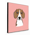 thumbnail image 1 of Caroline's Treasures BB1239UP88 Checkerboard Pink Beagle Artwork Wall Panel, , multicolor, 1 of 1
