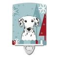 thumbnail image 1 of Caroline's Treasures BB1706CNL Winter Holiday Dalmatian Ceramic Night Light, 6x4x3", multicolor, 1 of 2
