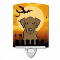 thumbnail image 1 of Caroline's Treasures BB1792CNL Halloween Chocolate Labrador Ceramic Night Light, 6x4x3", multicolor, 1 of 2