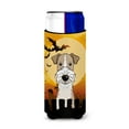 thumbnail image 1 of Caroline's Treasures BB1805MUK Halloween Wire Haired Fox Terrier Ultra Beverage Insulators for slim cans , Slim Can,, 1 of 3