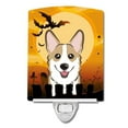 thumbnail image 1 of Caroline's Treasures BB1811CNL Halloween Sable Corgi Ceramic Night Light, 6x4x3", multicolor, 1 of 2