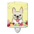 thumbnail image 1 of Caroline's Treasures BB1920CNL French Bulldog Easter Egg Hunt Ceramic Night Light, 6x4x3", multicolor, 1 of 2