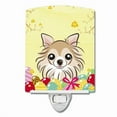 thumbnail image 1 of Caroline's Treasures BB1933CNL Chihuahua Easter Egg Hunt Ceramic Night Light, 6x4x3", multicolor, 1 of 2