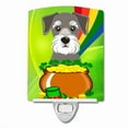 thumbnail image 1 of Schnauzer St. Patrick's Day Ceramic Night Light, 1 of 2