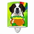 thumbnail image 1 of Saint Bernard St. Patrick's Day Ceramic Night Light, 1 of 2