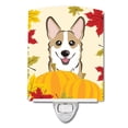 thumbnail image 1 of Sable Corgi Thanksgiving Ceramic Night Light, 1 of 2