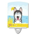 thumbnail image 1 of Caroline's Treasures BB2086CNL Alaskan Malamute Summer Beach Ceramic Night Light, 6x4x3", multicolor, 1 of 2