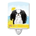 thumbnail image 1 of Caroline's Treasures BB2098CNL Japanese Chin Summer Beach Ceramic Night Light, 6x4x3", multicolor, 1 of 2