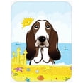 thumbnail image 1 of Caroline's Treasures BB2111MP Basset Hound Summer Beach Mouse Pad, Hot Pad or Trivet, Large, multicolor, 1 of 1