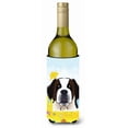 thumbnail image 1 of Caroline's Treasures BB2114LITERK Saint Bernard Summer Beach Wine Bottle Hugger, Wine Bottle, multicolor, 1 of 2