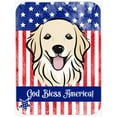 thumbnail image 1 of Caroline's Treasures BB2135MP American Flag and Golden Retriever Mouse Pad, Hot Pad or Trivet, Large, multicolor, 1 of 1