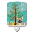 thumbnail image 1 of Merry Christmas Tree French Bulldog Cream Ceramic Night Light, 1 of 2