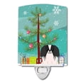 thumbnail image 1 of Caroline's Treasures BB4230CNL Merry Christmas Tree Pekingese Black White Ceramic Night Light, 6x4x3", multicolor, 1 of 2