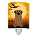 thumbnail image 1 of Halloween Mastiff Brindle Ceramic Night Light, 1 of 2