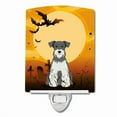 thumbnail image 1 of Caroline's Treasures BB4320CNL Halloween Miniature Schnauzer Salt and Pepper Ceramic Night Light, 6x4x3", multicolor, 1 of 2