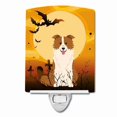 thumbnail image 1 of Caroline's Treasures BB4385CNL Halloween Border Collie Red White Ceramic Night Light, 6x4x3", multicolor, 1 of 2