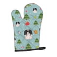 thumbnail image 1 of "Caroline's Treasures BB4765OVMT Christmas Pekingnese Black White Oven Mitt, 12"" by 8.5"", Multicolor", 1 of 7