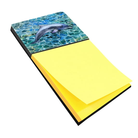 Caroline's Treasures BB5339SN Dolphin Sticky Note Holder, Large, multicolor