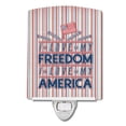 thumbnail image 1 of Caroline's Treasures BB5444CNL Freedom I Love Ceramic Night Light, 6x4x3", multicolor, 1 of 2
