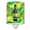 thumbnail image 1 of Caroline's Treasures BB5765CNL Irish Whiskey Bottle Ceramic Night Light, 6x4x3", multicolor, 1 of 2