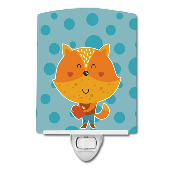 Polkadot Squirrel Ceramic Night Light