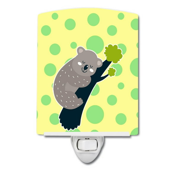 Caroline's Treasures BB6745CNL Koala Naptime Ceramic Night Light, 6x4x3", multicolor