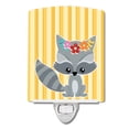 thumbnail image 1 of Caroline's Treasures BB6791CNL Raccoon Ceramic Night Light, 6x4x3", multicolor, 1 of 2