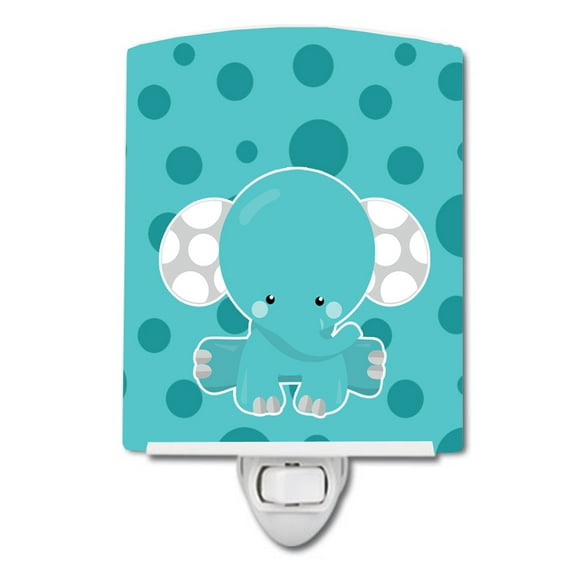 Polkadot Elephant Ceramic Night Light