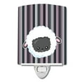 thumbnail image 1 of Caroline's Treasures BB6931CNL Black Sheep Lamb Face Ceramic Night Light, 6x4x3", multicolor, 1 of 2