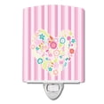 thumbnail image 1 of Flowered Heart Ceramic Night Light, 1 of 2