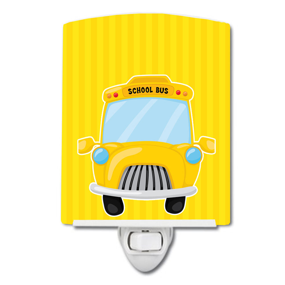 School Bus Ceramic Night Light