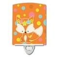 thumbnail image 1 of Caroline's Treasures BB7091CNL Baby Fox Flowerchild Polkadots Ceramic Night Light, 6x4x3", multicolor, 1 of 2